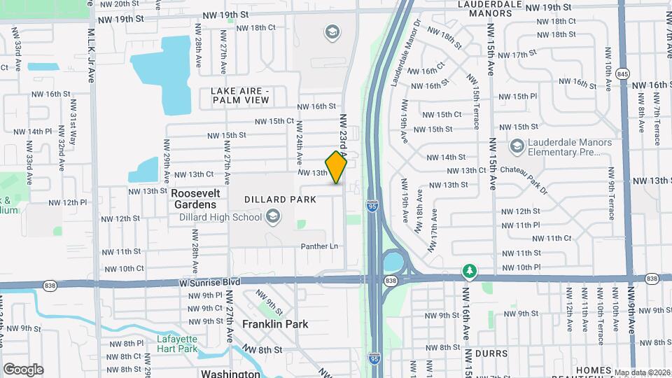 2306 NW 13th St Map and Location Details
