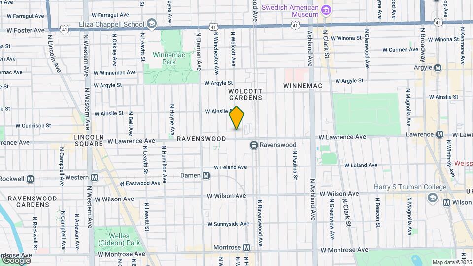 4811 N Wolcott Ave, Unit 4817-1A Map and Location Details