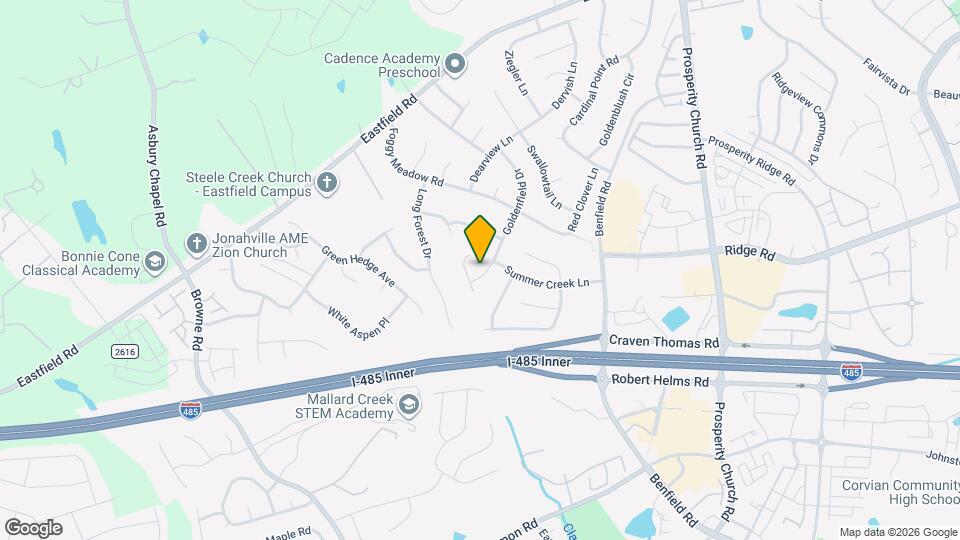 6123 Goldenfield Dr Map and Location Details