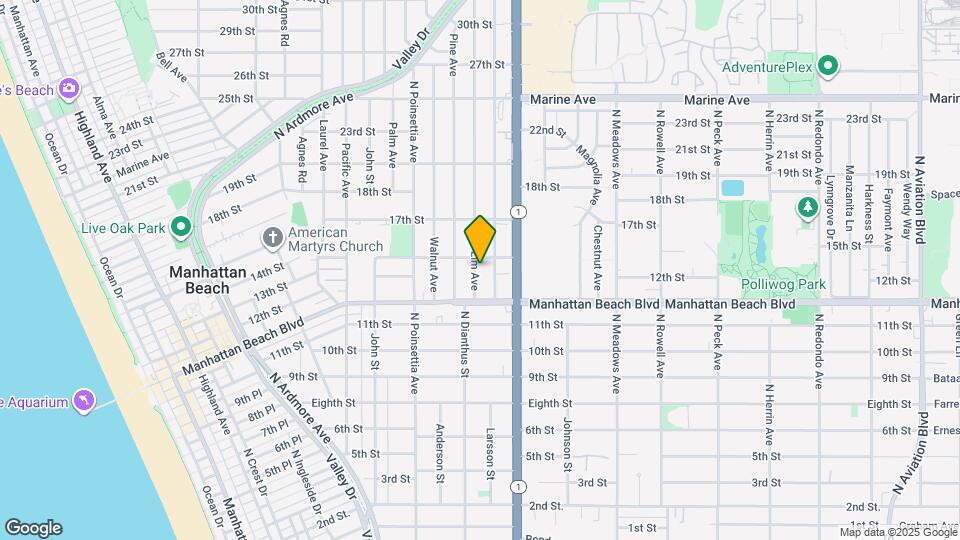 1300 Elm Ave Map and Location Details