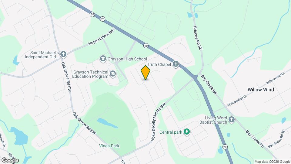 3420 Gardenside Dr SW Mapa y Detalles de la Ubicación