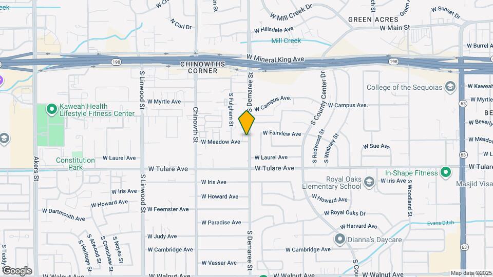 941 S Demaree St Map and Location Details