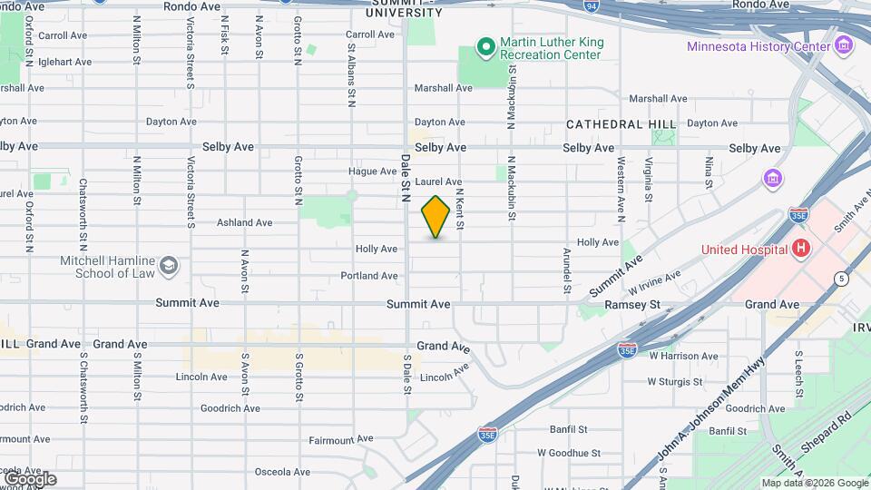 590 Holly Ave Map and Location Details