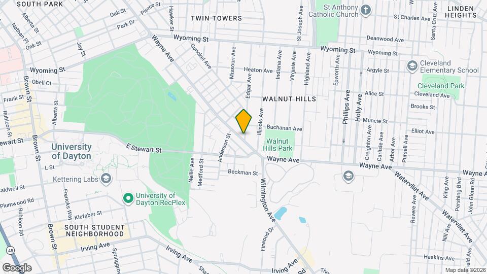 2132 Wayne Ave Map and Location Details