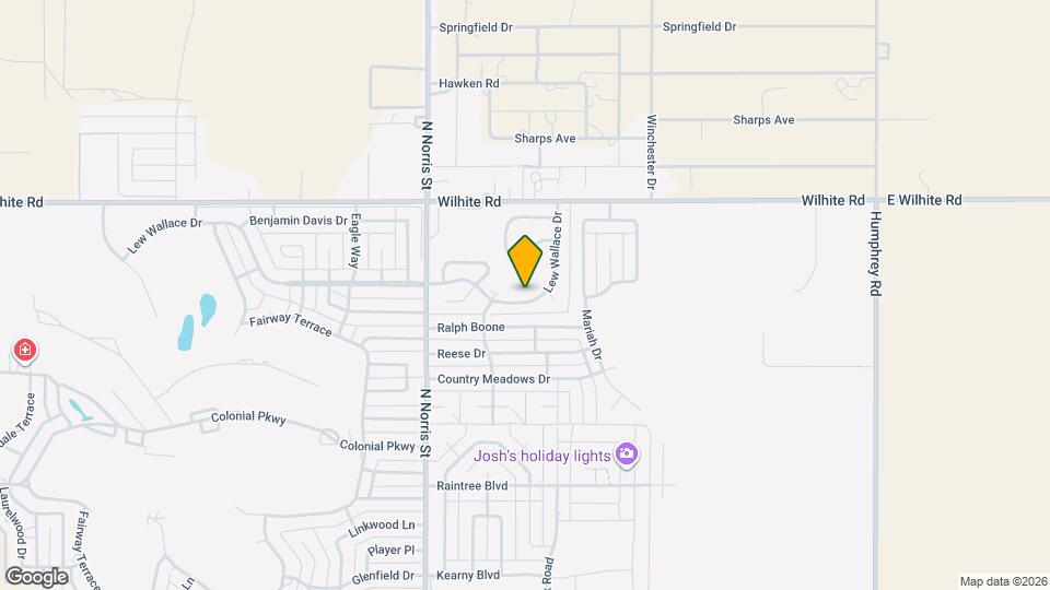 4120 Lew Wallace Dr Map and Location Details