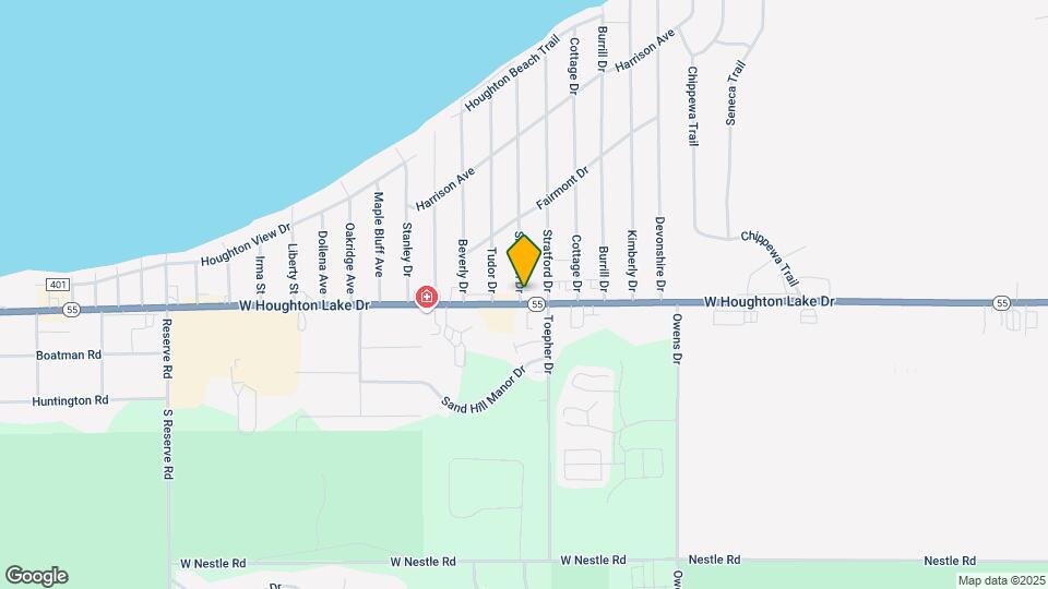 3000 W Houghton Lake Dr Map and Location Details