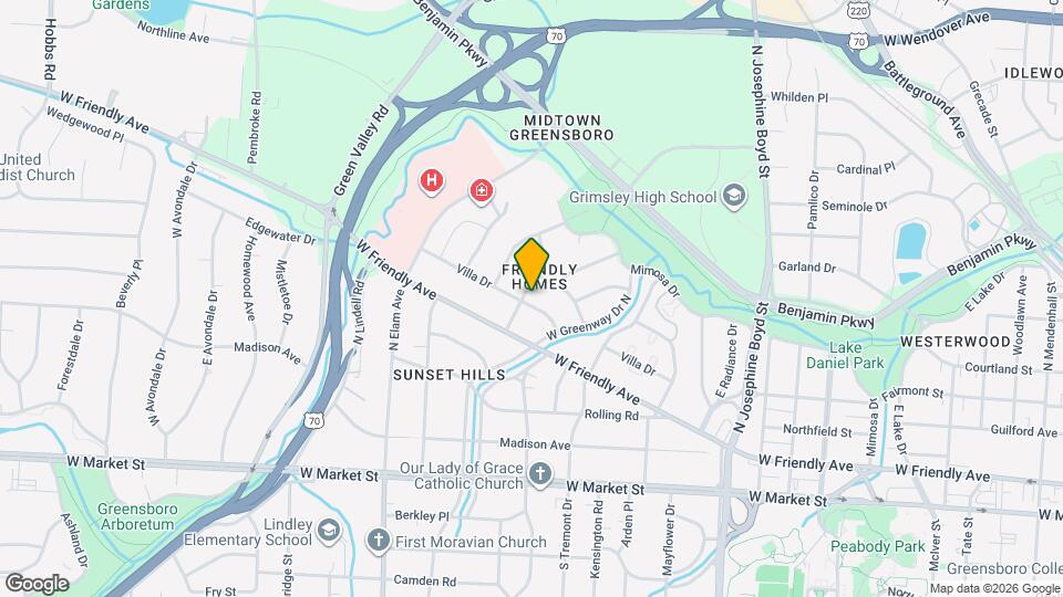 2112 Villa Dr Map and Location Details