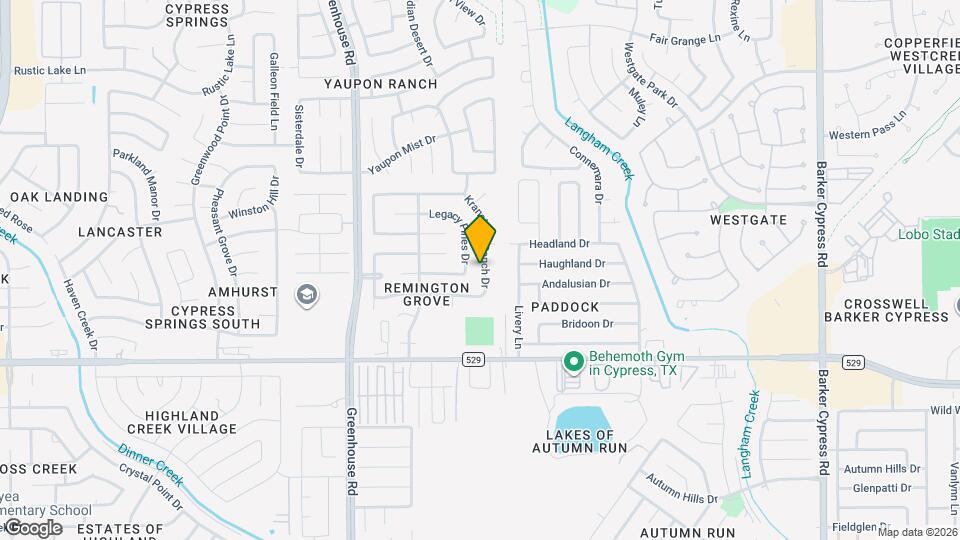 7311 Kransburg Ranch Dr Map and Location Details