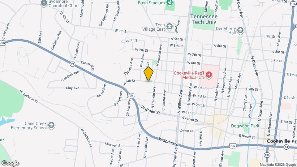 480 W 4th St Map and Location Details