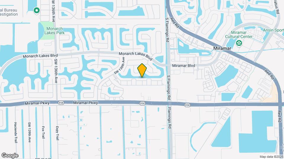 12811 SW 28th Ct Map and Location Details