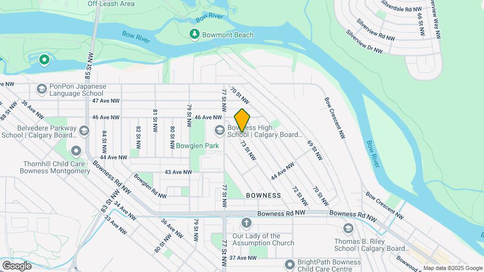 4636 73 St NW Map and Location Details