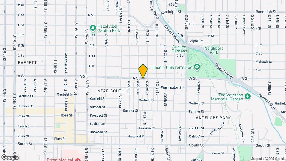 2227 A St Map and Location Details