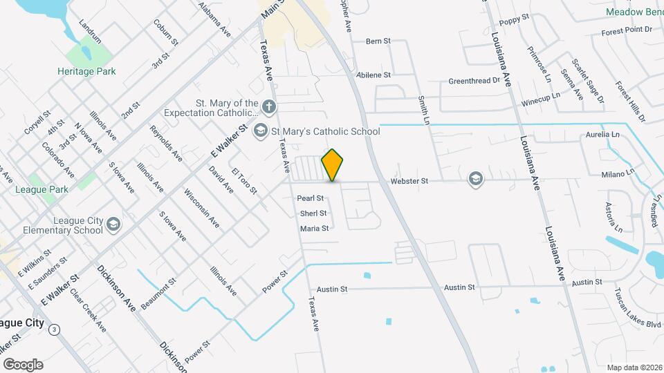 1538 Webster St Map and Location Details