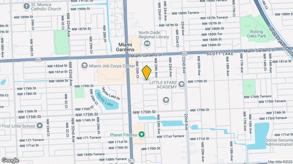 2463 NW 179th St Map and Location Details