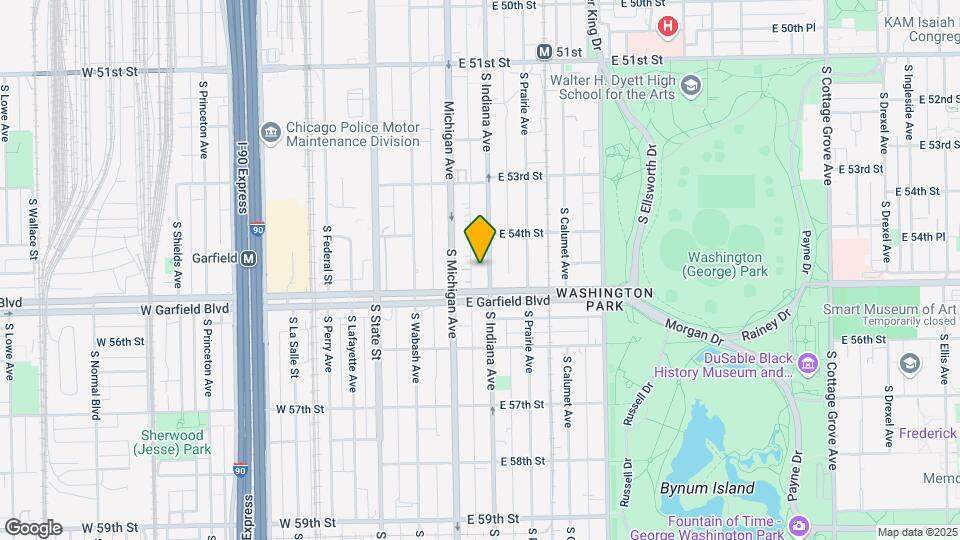 5438 S Indiana Ave Mapa y Detalles de la Ubicación
