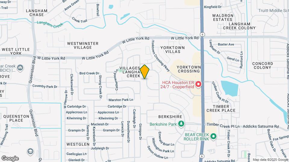16115 Fleethaven Ln Map and Location Details