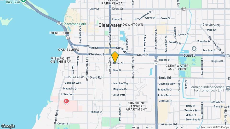809 TURNER ST, CLEARWATER, FL 33756 Mapa y Detalles de la Ubicación