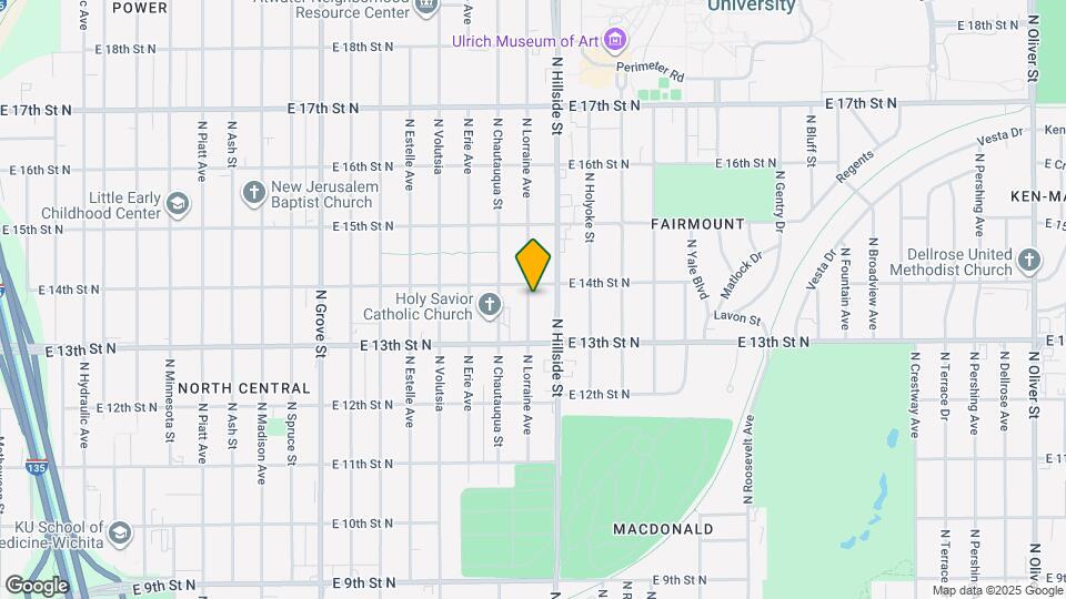 1450 N Lorraine Ave Map and Location Details