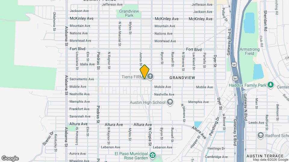 3308 Sacramento Ave Map and Location Details