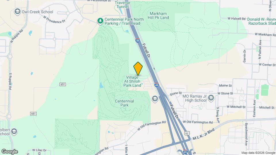 213 S Rolling Woods Way Map and Location Details