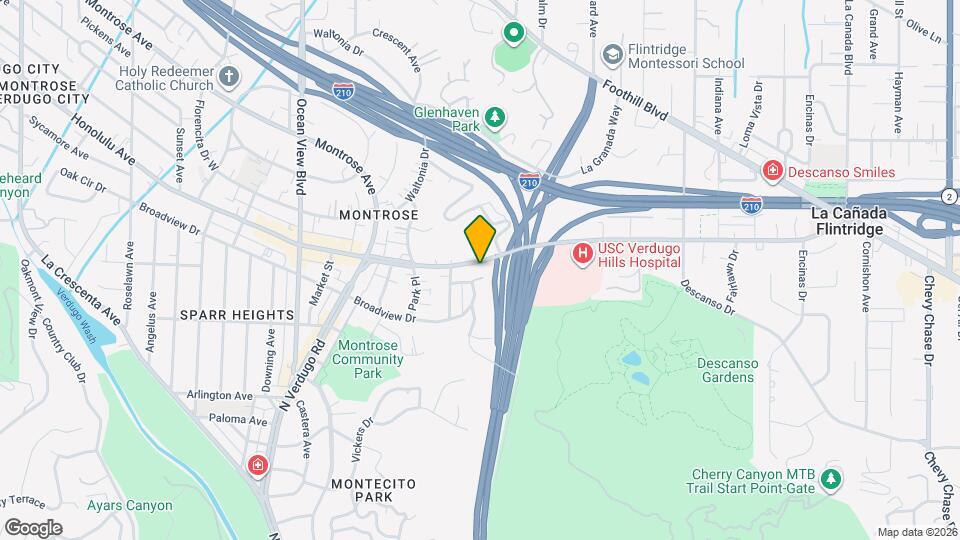 2010 Verdugo Blvd Map and Location Details
