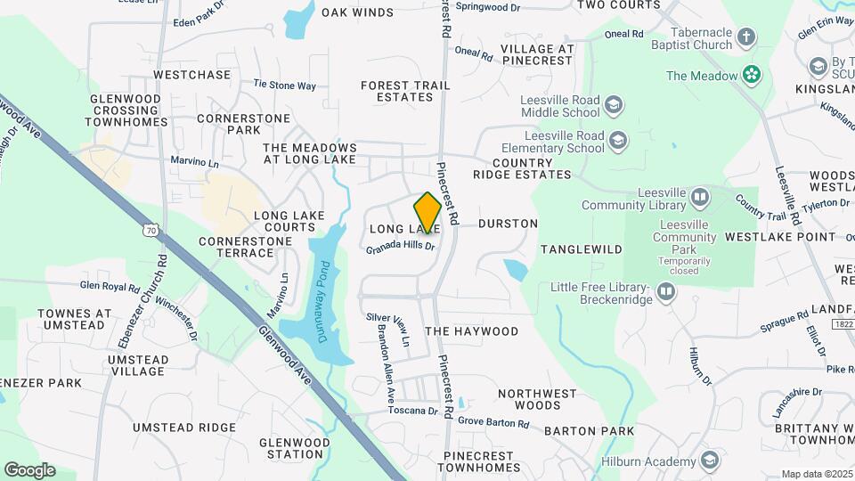 5304 Granada Hills Dr Mapa y Detalles de la Ubicación