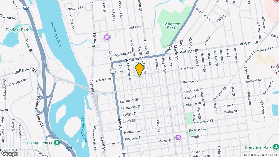 705 Pine St Map and Location Details