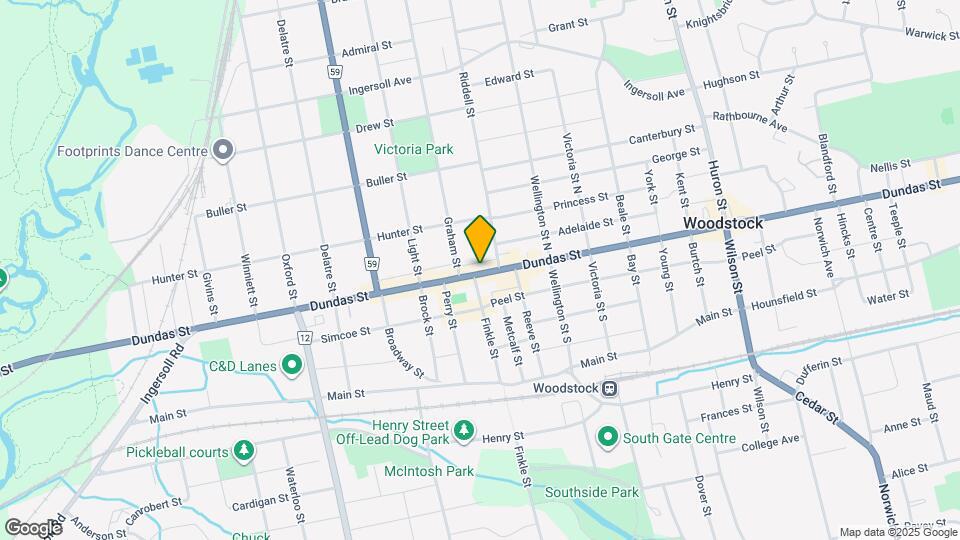 457 Dundas St Map and Location Details