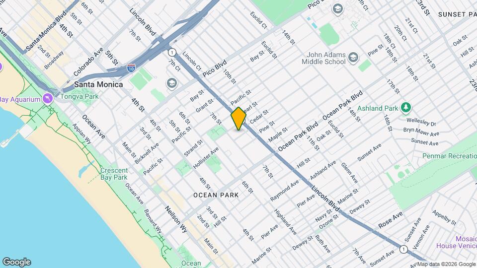 721 Cedar St Mapa y Detalles de la Ubicación