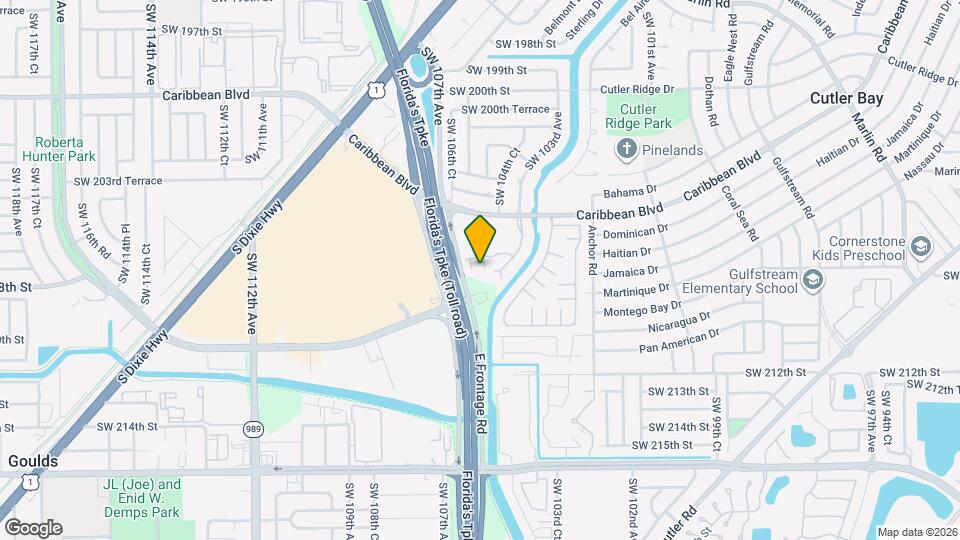 20726 SW 105th Ave Mapa y Detalles de la Ubicación