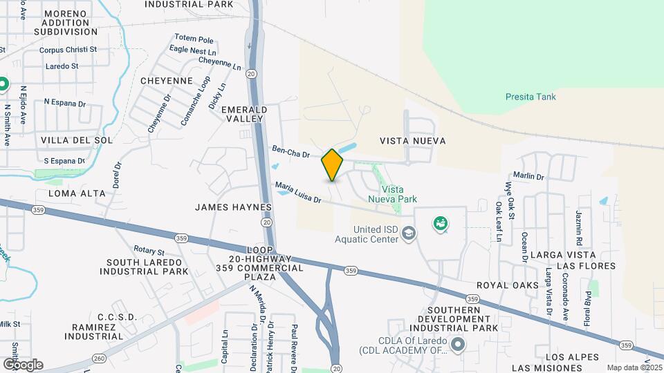 516 Valdosa Dr Map and Location Details