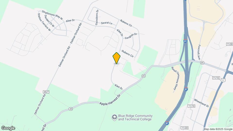 105 Milburn Dr Map and Location Details