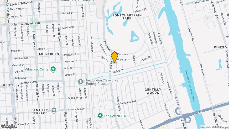 5516 Montegut Dr Map and Location Details