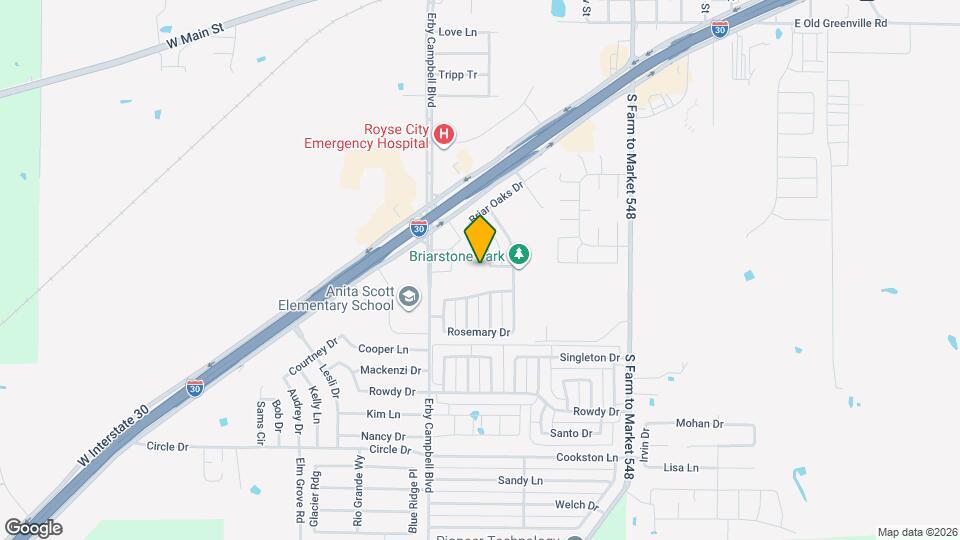 1313 Cyprus Dr Map and Location Details