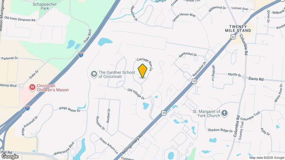 9286 Carriage Run Cir Map and Location Details