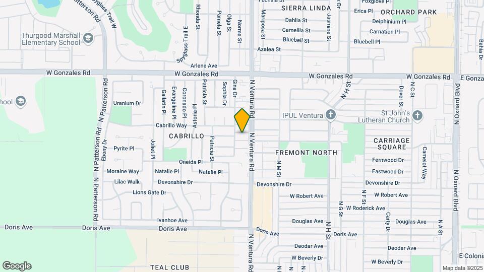 1358 Gina Dr Map and Location Details