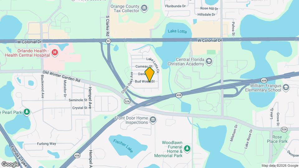 9326 Bud Wood St Map and Location Details