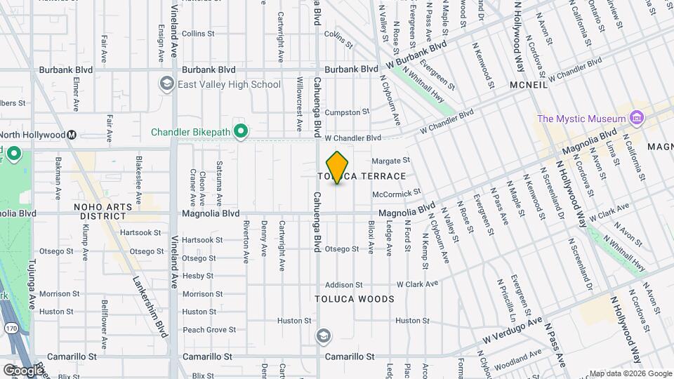 5246 Auckland Ave Map and Location Details