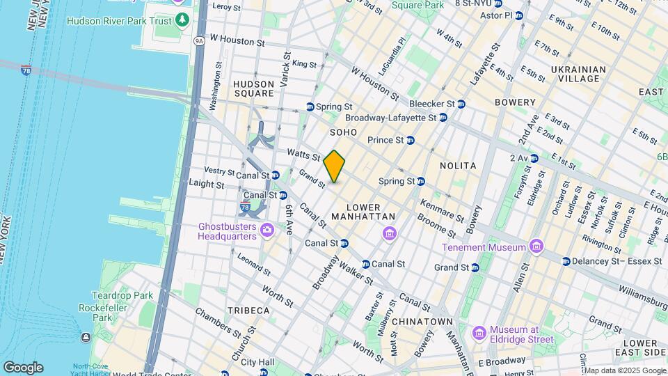 78 Grand St Map and Location Details