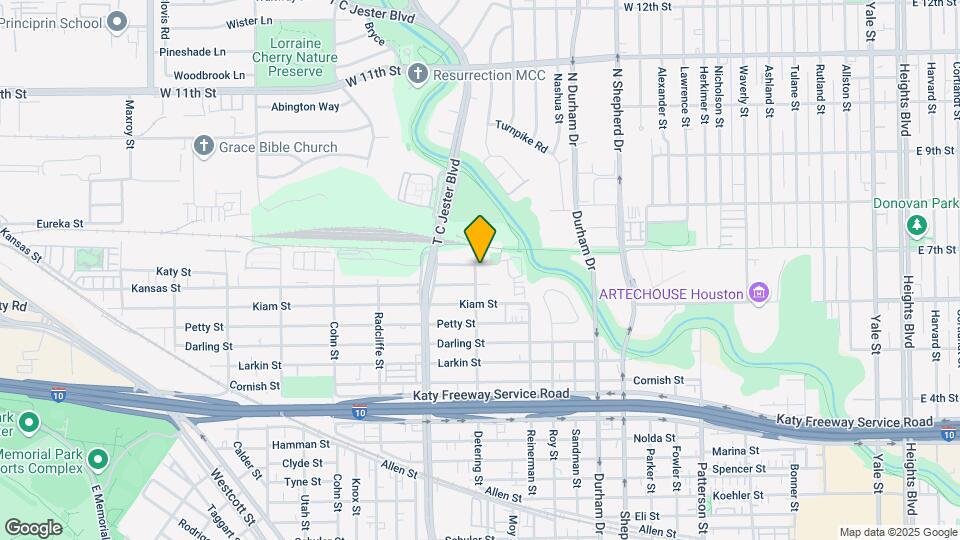 2624 Detering St Map and Location Details