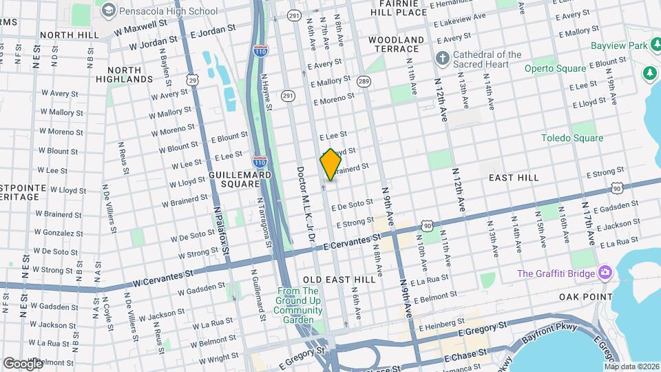 508 E Gonzalez St Map and Location Details