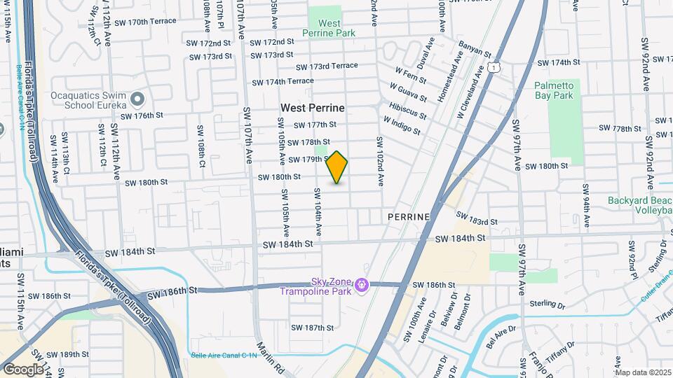 10335 SW 181st St Map and Location Details