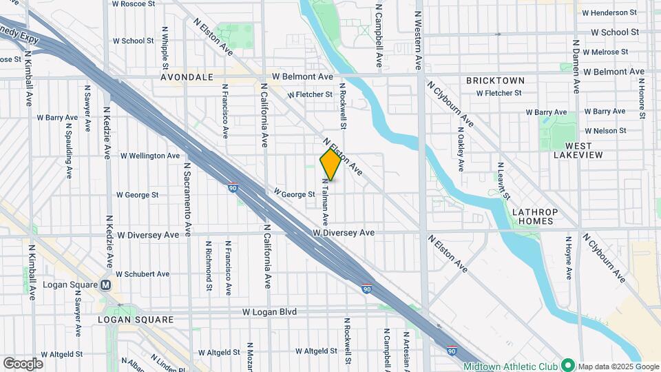 2911 N Talman Ave Map and Location Details