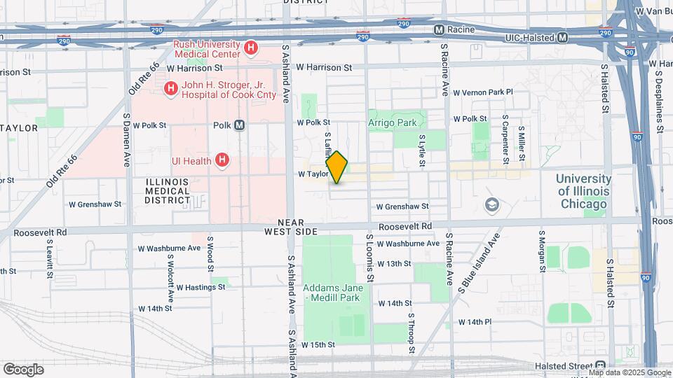 1448 W Fillmore St Mapa y Detalles de la Ubicación