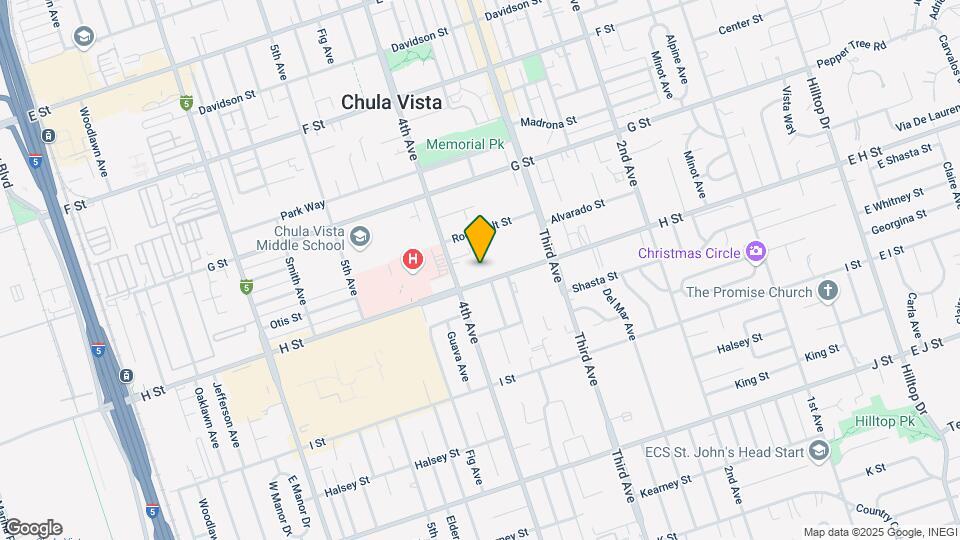 Urbana Chula Vista Luxury Apartments Mapa y Detalles de la Ubicación