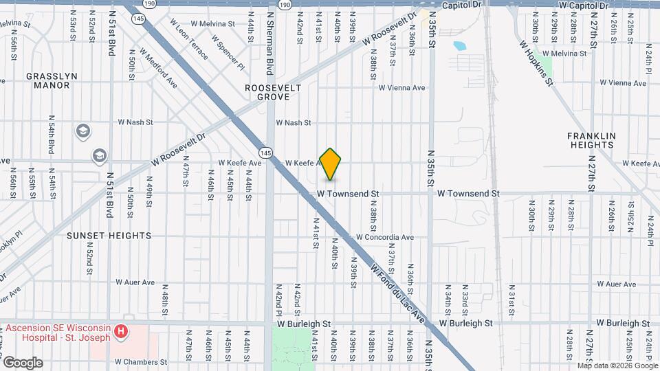3415#LOWER North 40th Street, 53216; #1366349 - 1366349 Map and Location Details