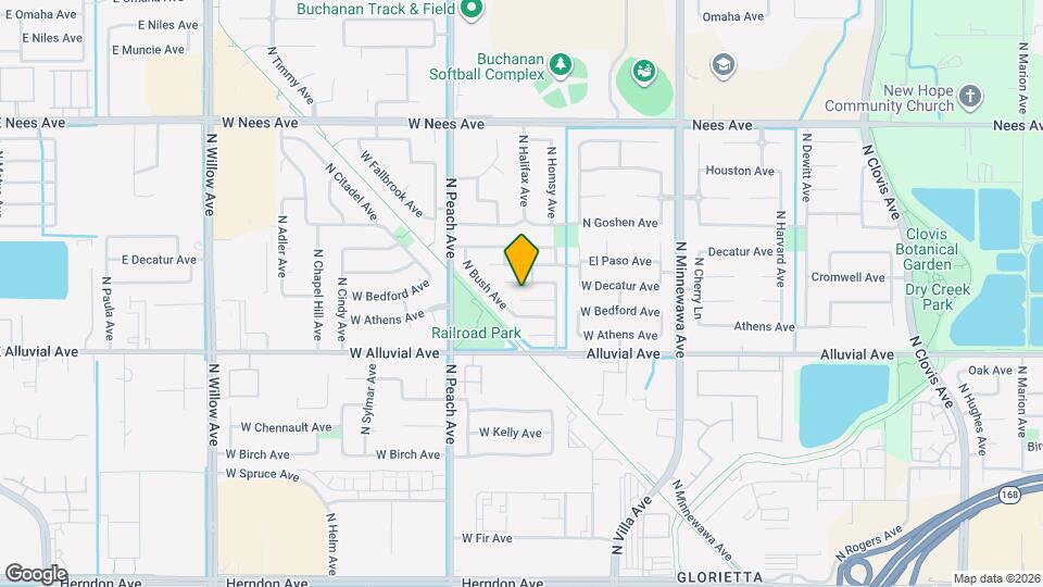 273 W Cromwell Ave Map and Location Details