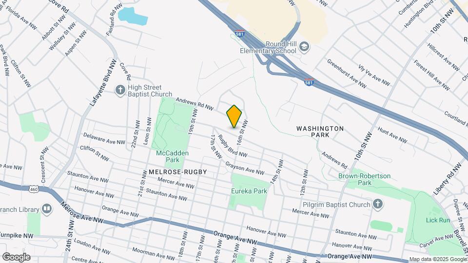 1615 Syracuse Ave NW Map and Location Details