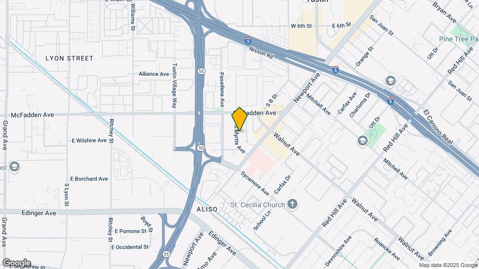 15892 S Myrtle Ave Mapa y Detalles de la Ubicación