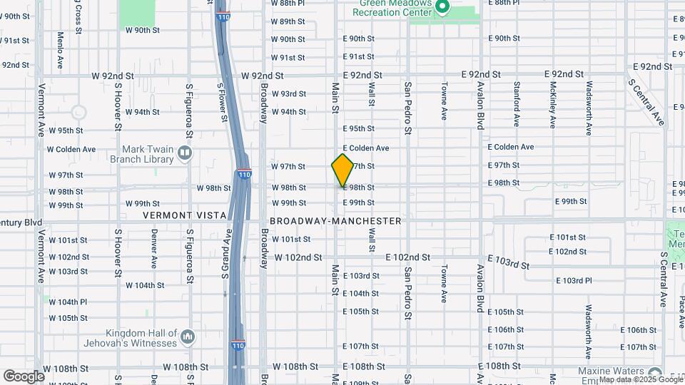 9806 S Main St Map and Location Details